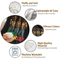 Happy Kwanzaa Cowgirl Throw Blanket Festival Of Lights African Heritage Gift - Wonder Print Shop