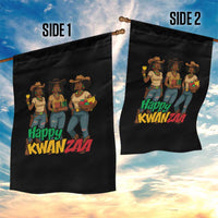 Happy Kwanzaa Cowgirl Garden Flag Festival Of Lights African Heritage Gift - Wonder Print Shop