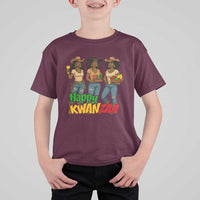 Happy Kwanzaa Cowgirl T Shirt For Kid Festival Of Lights African Heritage Gift - Wonder Print Shop