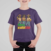 Happy Kwanzaa Cowgirl T Shirt For Kid Festival Of Lights African Heritage Gift - Wonder Print Shop