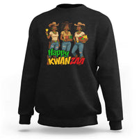 Happy Kwanzaa Cowgirl Sweatshirt Festival Of Lights African Heritage Gift - Wonder Print Shop