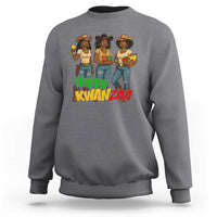 Happy Kwanzaa Cowgirl Sweatshirt Festival Of Lights African Heritage Gift - Wonder Print Shop