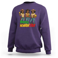 Happy Kwanzaa Cowgirl Sweatshirt Festival Of Lights African Heritage Gift - Wonder Print Shop