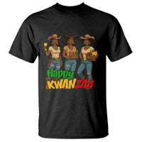 Happy Kwanzaa Cowgirl T Shirt Festival Of Lights African Heritage Gift - Wonder Print Shop