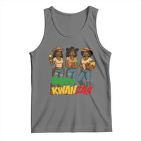 Happy Kwanzaa Cowgirl Tank Top Festival Of Lights African Heritage Gift - Wonder Print Shop