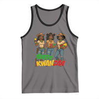 Happy Kwanzaa Cowgirl Tank Top Festival Of Lights African Heritage Gift - Wonder Print Shop