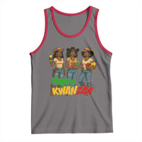 Happy Kwanzaa Cowgirl Tank Top Festival Of Lights African Heritage Gift - Wonder Print Shop