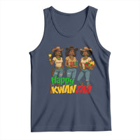 Happy Kwanzaa Cowgirl Tank Top Festival Of Lights African Heritage Gift - Wonder Print Shop