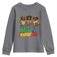 Happy Kwanzaa Cowgirl Youth Sweatshirt Festival Of Lights African Heritage Gift - Wonder Print Shop