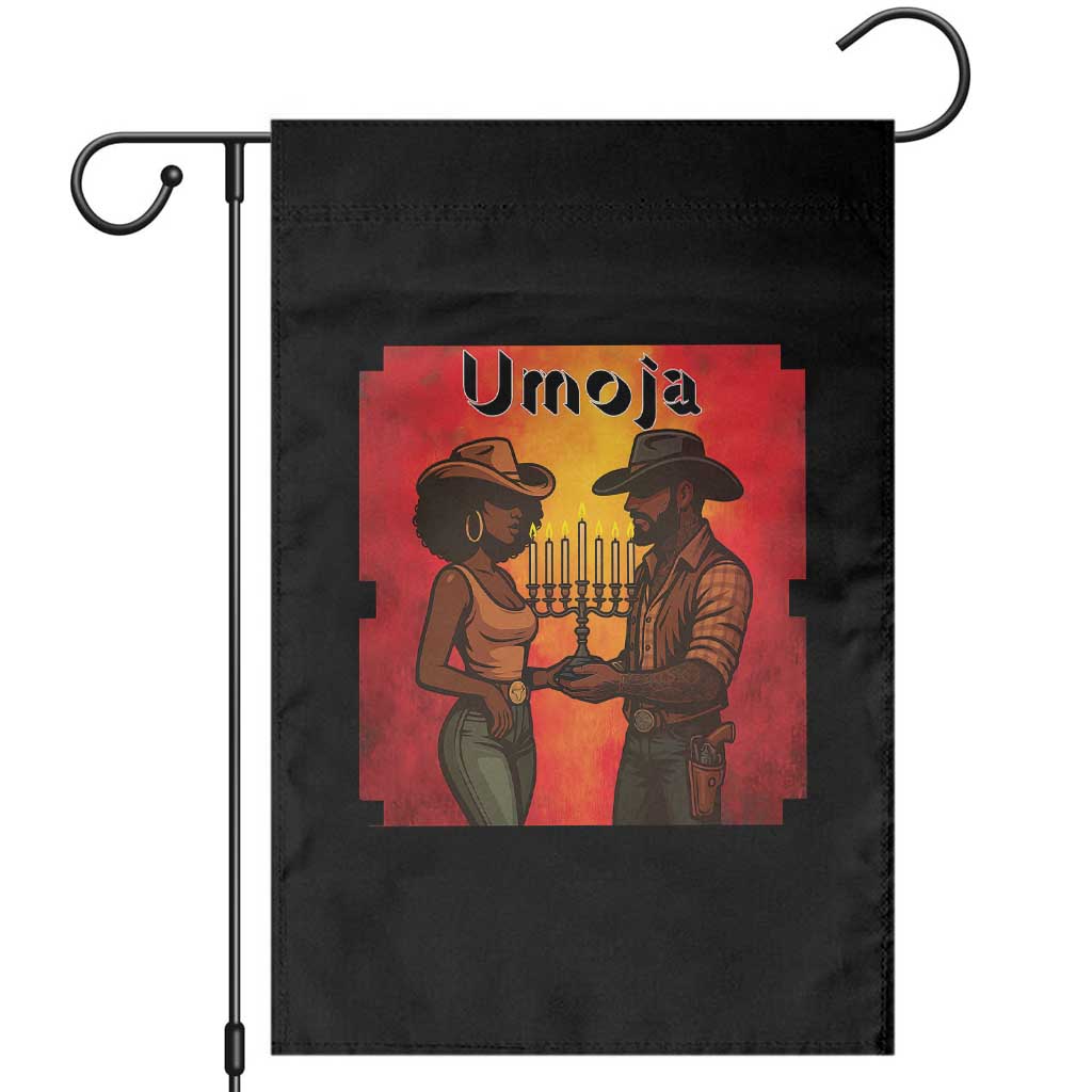 Kwanzaa Umoja Togetherness Garden Flag Cowboy Cowgirl African Heritage Gift - Wonder Print Shop