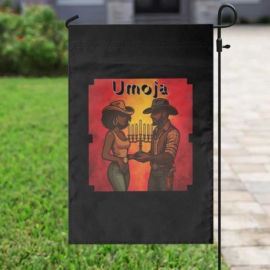 Kwanzaa Umoja Togetherness Garden Flag Cowboy Cowgirl African Heritage Gift - Wonder Print Shop