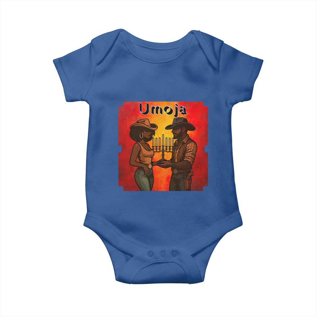 Kwanzaa Umoja Togetherness Baby Onesie Cowboy Cowgirl African Heritage Gift - Wonder Print Shop