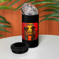 Kwanzaa Umoja Togetherness 4 in 1 Can Cooler Tumbler Cowboy Cowgirl African Heritage Gift - Wonder Print Shop
