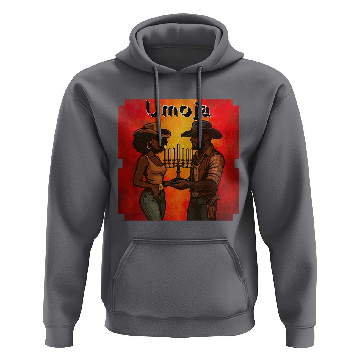 Kwanzaa Umoja Togetherness Hoodie Cowboy Cowgirl African Heritage Gift - Wonder Print Shop