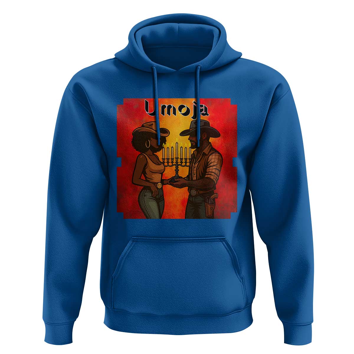 Kwanzaa Umoja Togetherness Hoodie Cowboy Cowgirl African Heritage Gift - Wonder Print Shop