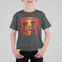 Kwanzaa Umoja Togetherness T Shirt For Kid Cowboy Cowgirl African Heritage Gift - Wonder Print Shop