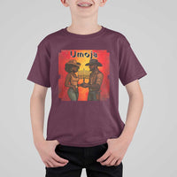 Kwanzaa Umoja Togetherness T Shirt For Kid Cowboy Cowgirl African Heritage Gift - Wonder Print Shop