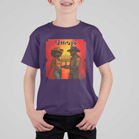Kwanzaa Umoja Togetherness T Shirt For Kid Cowboy Cowgirl African Heritage Gift - Wonder Print Shop