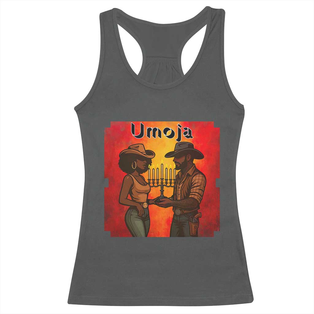 Kwanzaa Umoja Togetherness Racerback Tank Top Cowboy Cowgirl African Heritage Gift - Wonder Print Shop