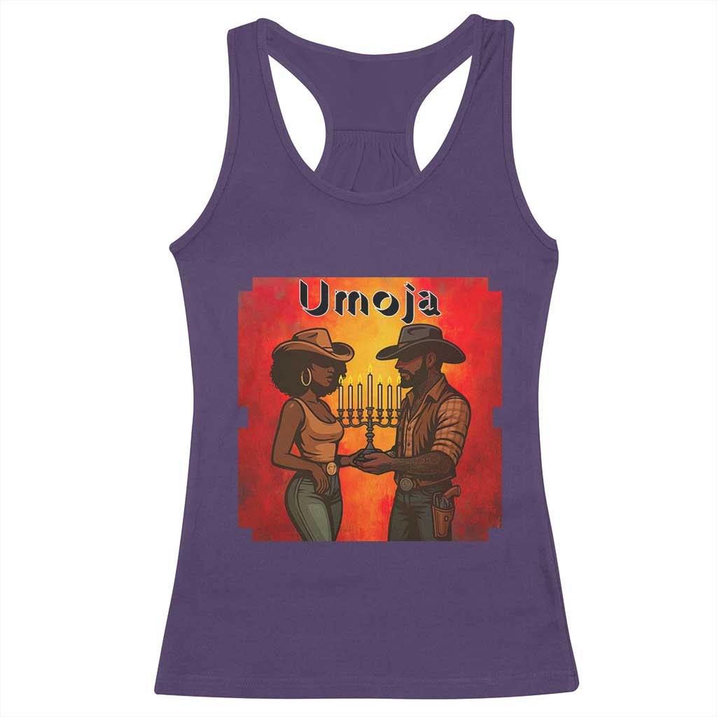 Kwanzaa Umoja Togetherness Racerback Tank Top Cowboy Cowgirl African Heritage Gift - Wonder Print Shop