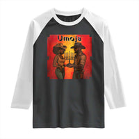 Kwanzaa Umoja Togetherness Raglan Shirt Cowboy Cowgirl African Heritage Gift - Wonder Print Shop