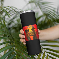 Kwanzaa Umoja Togetherness Skinny Tumbler Cowboy Cowgirl African Heritage Gift - Wonder Print Shop