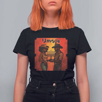 Kwanzaa Umoja Togetherness T Shirt For Women Cowboy Cowgirl African Heritage Gift - Wonder Print Shop