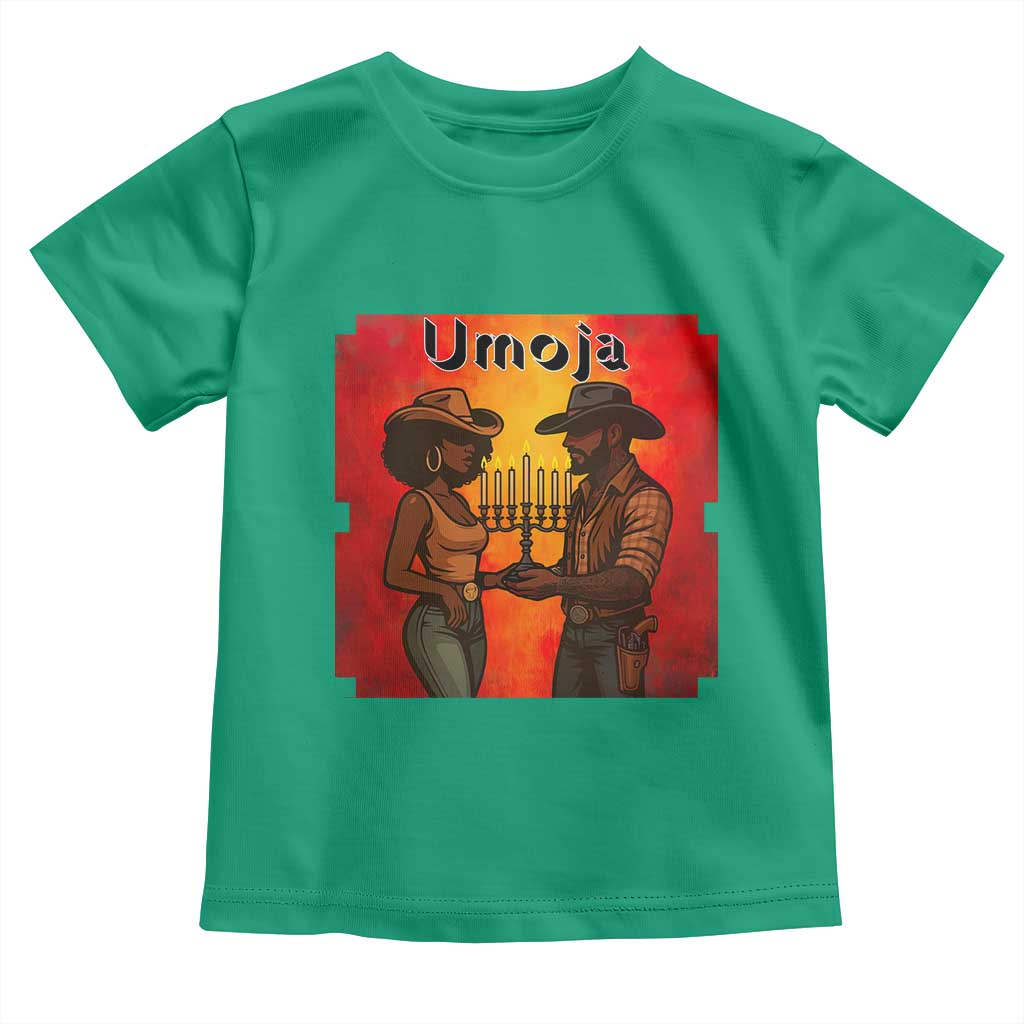 Kwanzaa Umoja Togetherness Toddler T Shirt Cowboy Cowgirl African Heritage Gift - Wonder Print Shop