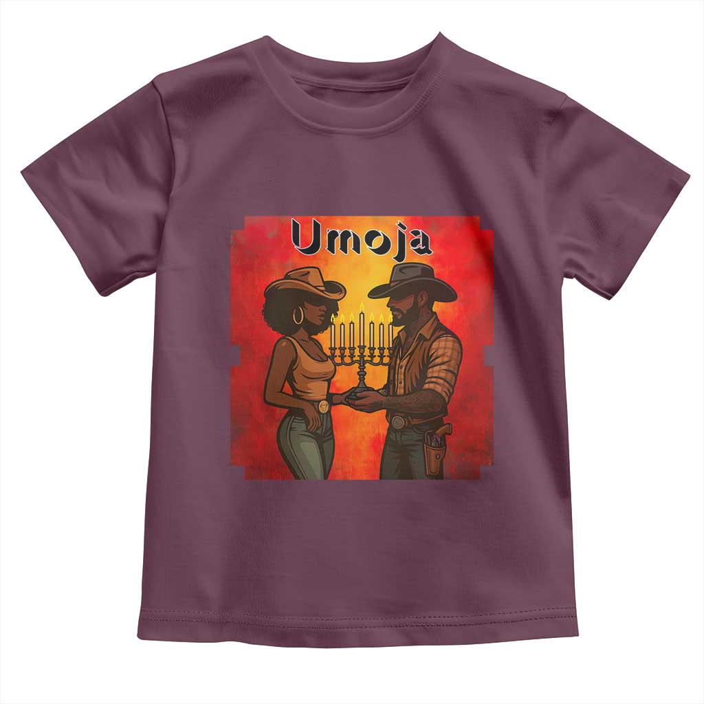 Kwanzaa Umoja Togetherness Toddler T Shirt Cowboy Cowgirl African Heritage Gift - Wonder Print Shop