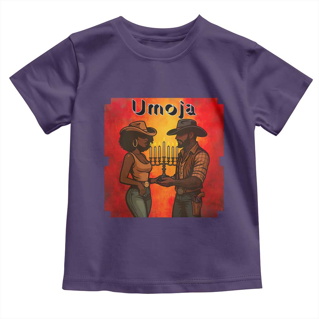 Kwanzaa Umoja Togetherness Toddler T Shirt Cowboy Cowgirl African Heritage Gift - Wonder Print Shop