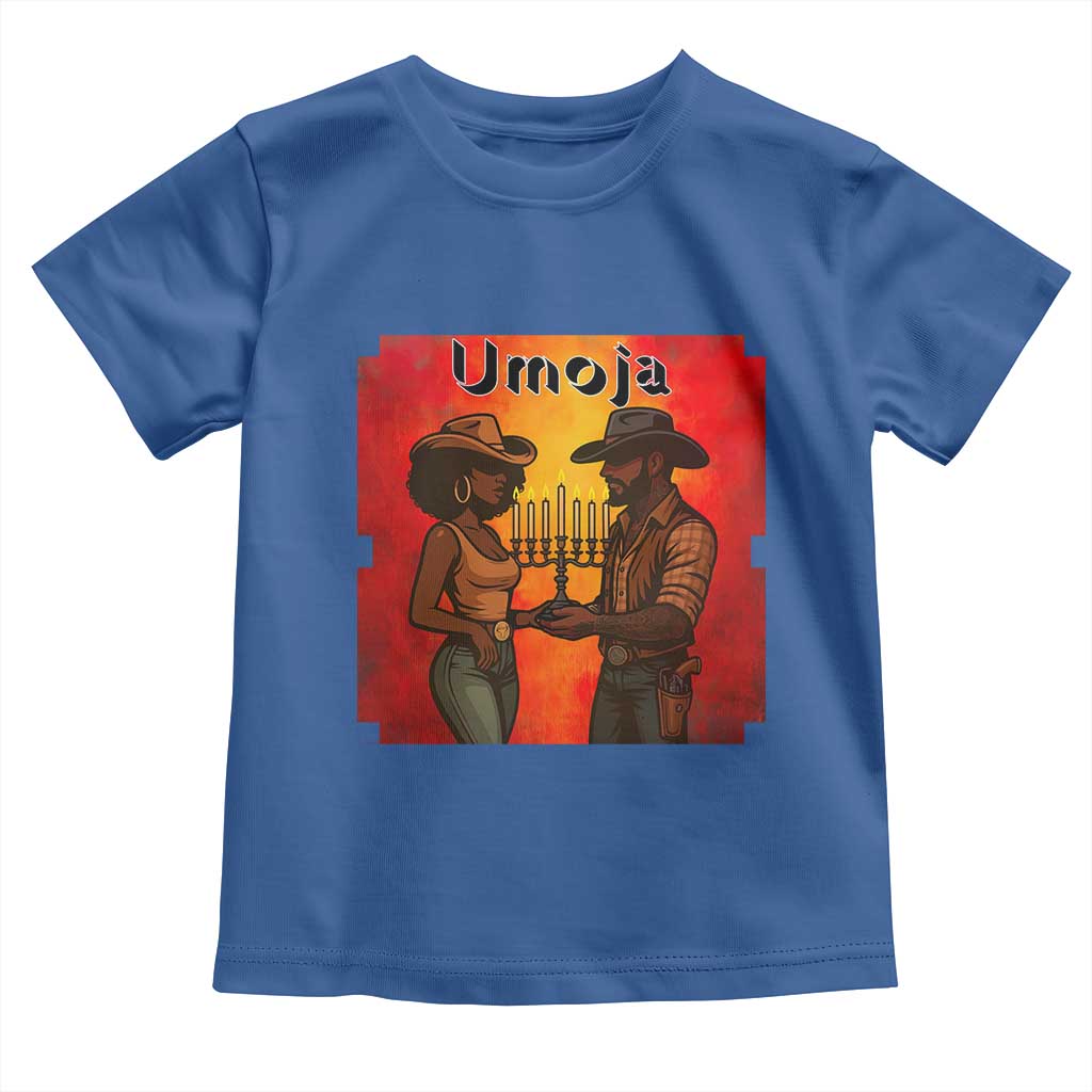 Kwanzaa Umoja Togetherness Toddler T Shirt Cowboy Cowgirl African Heritage Gift - Wonder Print Shop