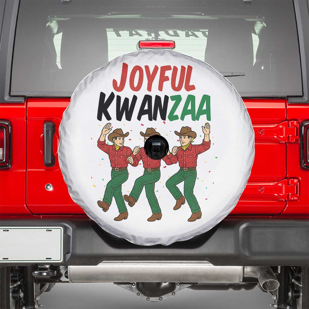 Joyful Kwanzaa Cowboy Spare Tire Cover Festival Of Lights African Heritage Gift - Wonder Print Shop
