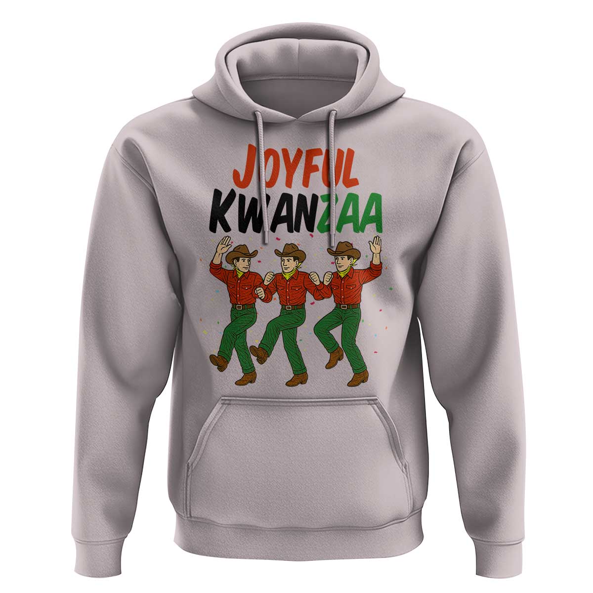 Joyful Kwanzaa Cowboy Hoodie Festival Of Lights African Heritage Gift - Wonder Print Shop