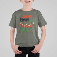 Joyful Kwanzaa Cowboy T Shirt For Kid Festival Of Lights African Heritage Gift - Wonder Print Shop