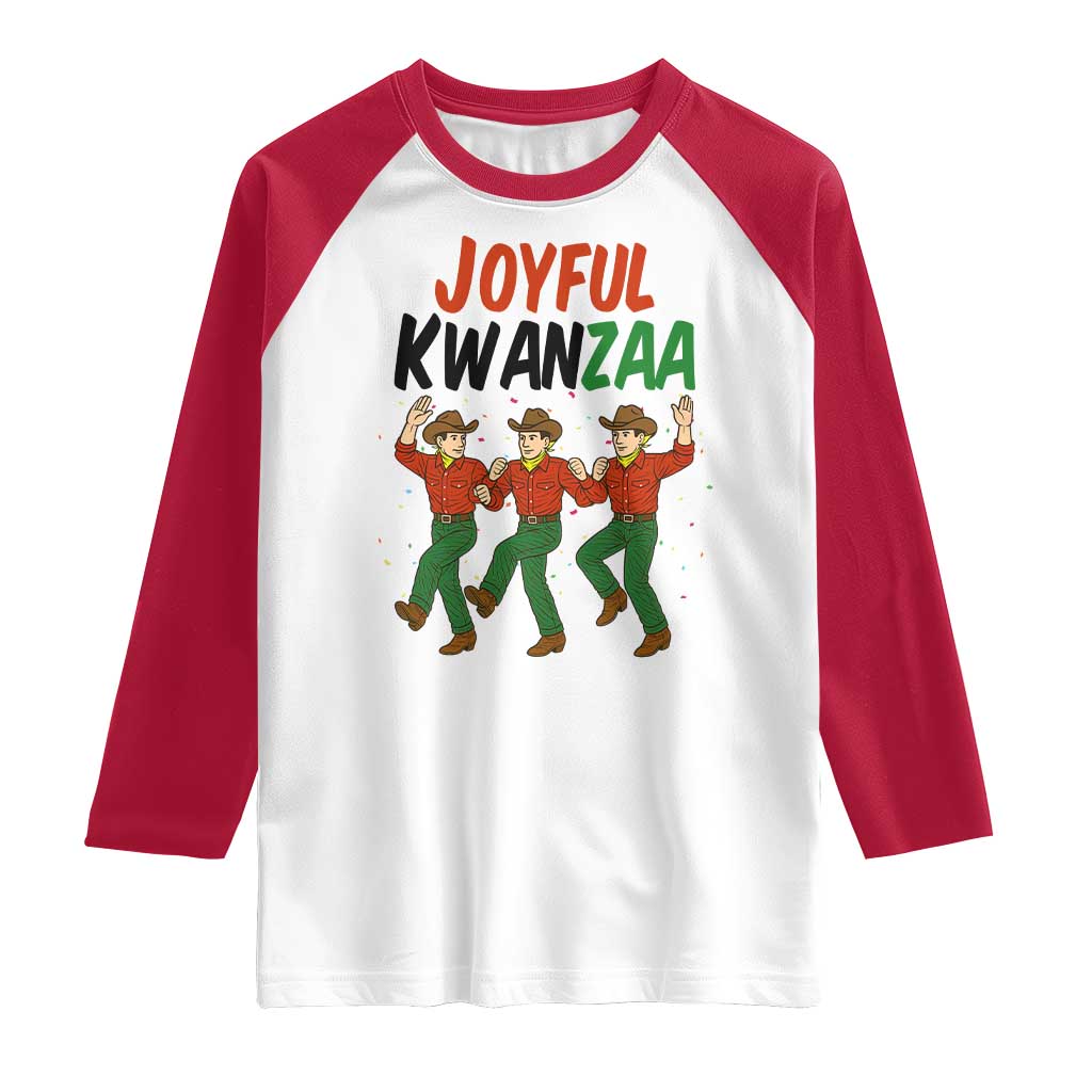 Joyful Kwanzaa Cowboy Raglan Shirt Festival Of Lights African Heritage Gift - Wonder Print Shop