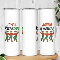 Joyful Kwanzaa Cowboy Skinny Tumbler Festival Of Lights African Heritage Gift - Wonder Print Shop