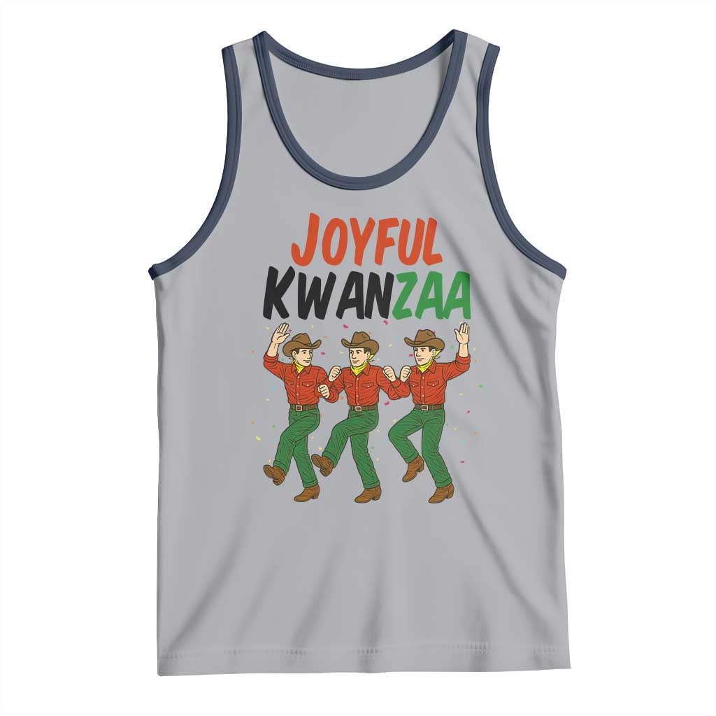 Joyful Kwanzaa Cowboy Tank Top Festival Of Lights African Heritage Gift - Wonder Print Shop