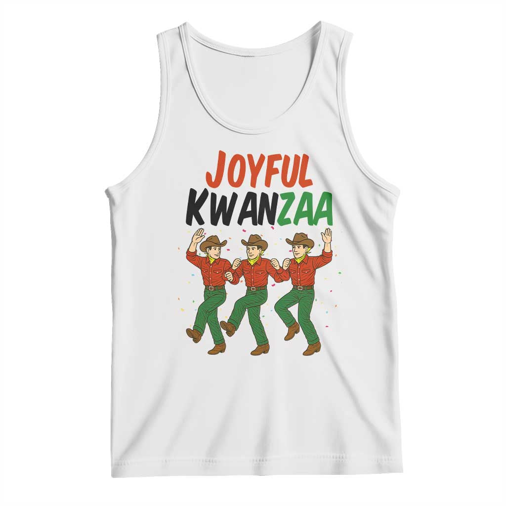 Joyful Kwanzaa Cowboy Tank Top Festival Of Lights African Heritage Gift - Wonder Print Shop