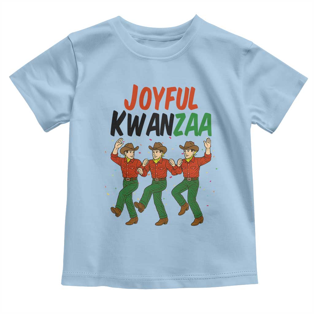 Joyful Kwanzaa Cowboy Toddler T Shirt Festival Of Lights African Heritage Gift - Wonder Print Shop