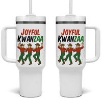 Joyful Kwanzaa Cowboy Tumbler With Handle Festival Of Lights African Heritage Gift - Wonder Print Shop