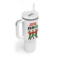 Joyful Kwanzaa Cowboy Tumbler With Handle Festival Of Lights African Heritage Gift - Wonder Print Shop