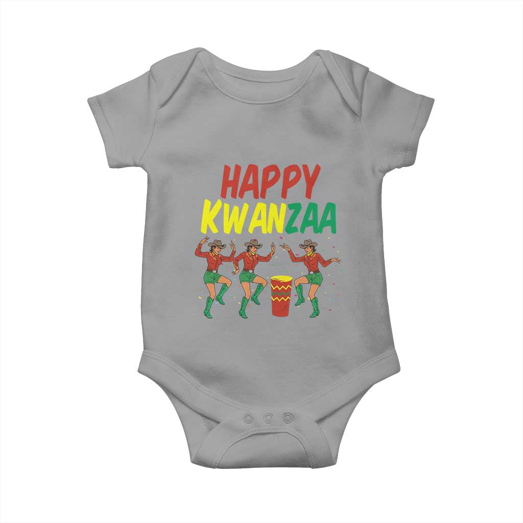 Joyful Kwanzaa Cowgirl Dance Baby Onesie African Heritage Festival Gift - Wonder Print Shop