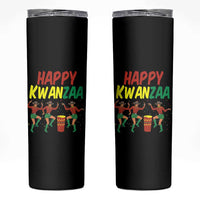 Joyful Kwanzaa Cowgirl Dance Skinny Tumbler African Heritage Festival Gift - Wonder Print Shop