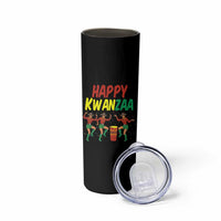 Joyful Kwanzaa Cowgirl Dance Skinny Tumbler African Heritage Festival Gift - Wonder Print Shop