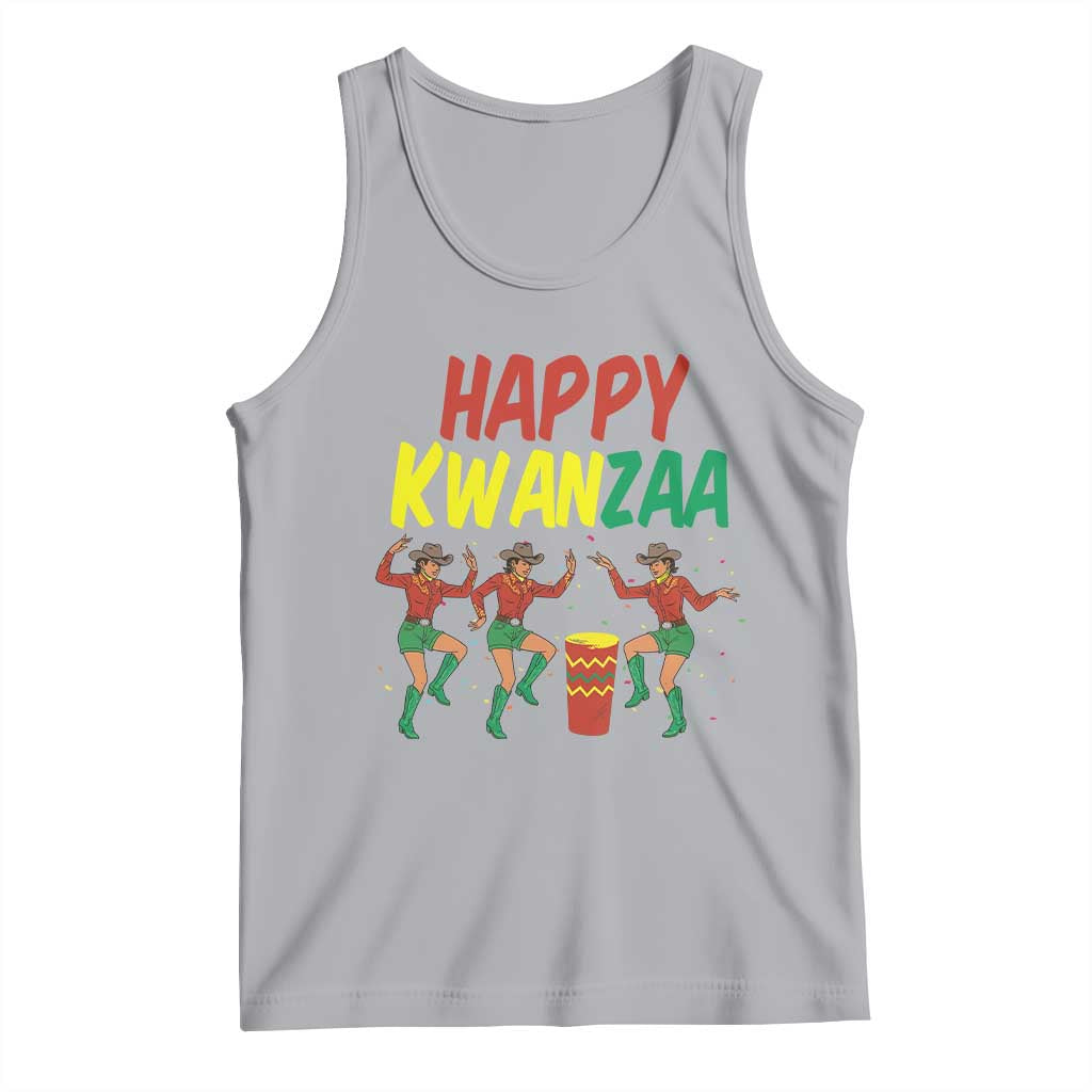 Joyful Kwanzaa Cowgirl Dance Tank Top African Heritage Festival Gift - Wonder Print Shop