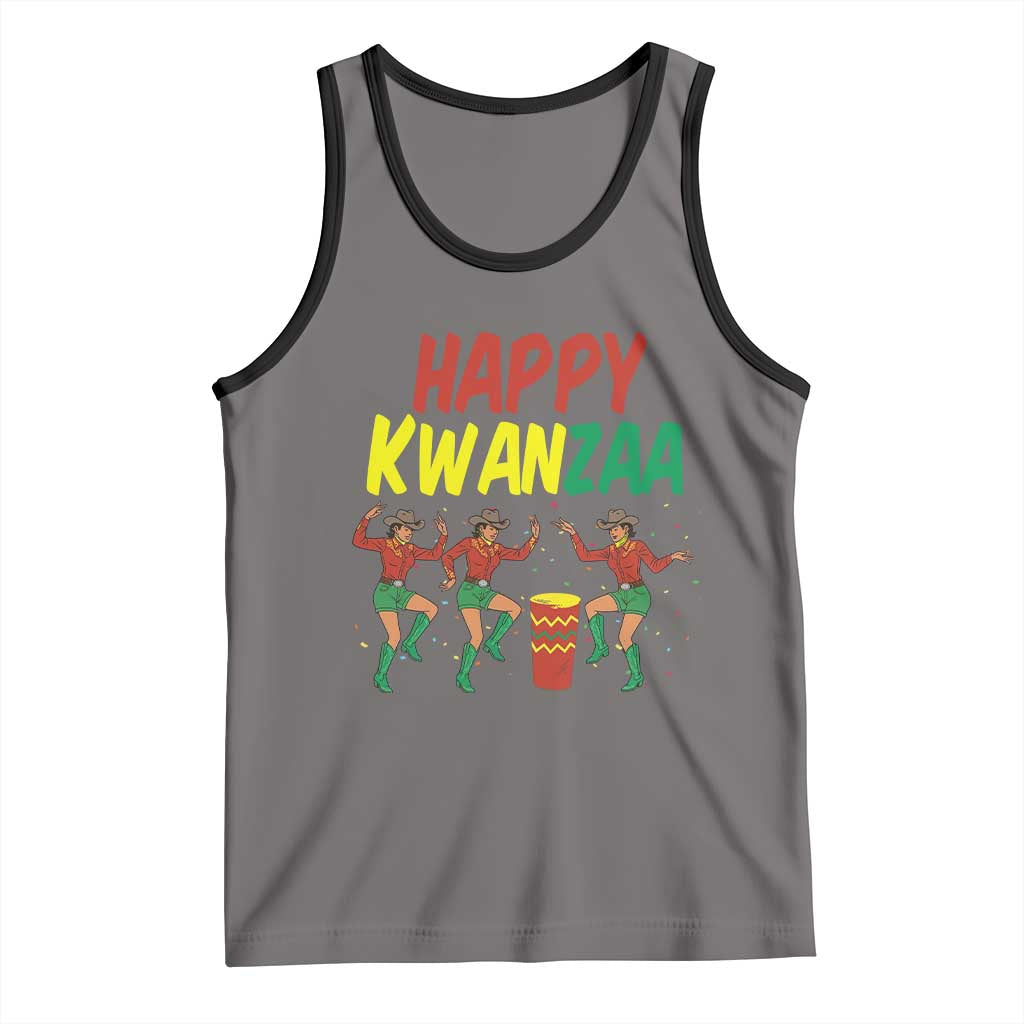 Joyful Kwanzaa Cowgirl Dance Tank Top African Heritage Festival Gift - Wonder Print Shop