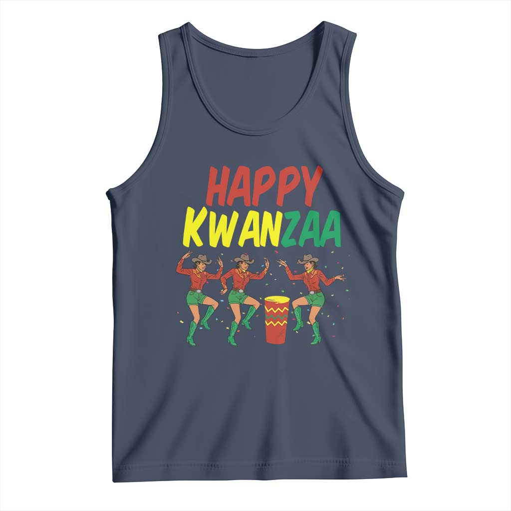 Joyful Kwanzaa Cowgirl Dance Tank Top African Heritage Festival Gift - Wonder Print Shop