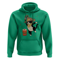Funny Kwanzaa Cowcat Dance Hoodie Festival Of Lights African Heritage Gift - Wonder Print Shop
