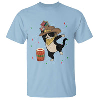 Funny Kwanzaa Cowcat Dance T Shirt Festival Of Lights African Heritage Gift - Wonder Print Shop