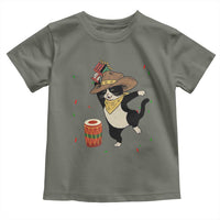 Funny Kwanzaa Cowcat Dance Toddler T Shirt Festival Of Lights African Heritage Gift - Wonder Print Shop